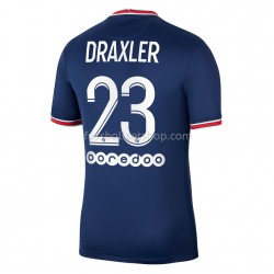 Günstige Fußball Trikotsatz Paris Saint-Germain PSG Julian Draxler 23 Heimtrikot 2021-2022 Kurzarm