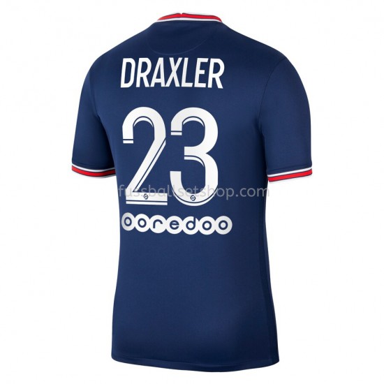 Günstige Fußball Trikotsatz Paris Saint-Germain PSG Julian Draxler 23 Heimtrikot 2021-2022 Kurzarm