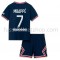Günstige Fußball Trikotsatz Paris Saint-Germain PSG Kylian Mbappé 7 Kinder Heimtrikot 2021-2022 Kurzarm