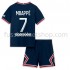 Günstige Fußball Trikotsatz Paris Saint-Germain PSG Kylian Mbappé 7 Kinder Heimtrikot 2021-2022 Kurzarm