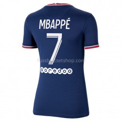 Günstige Fußball Trikotsatz Paris Saint-Germain PSG Kylian Mbappé 7 Frauen Heimtrikot 2021-2022 Kurzarm