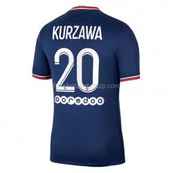 Günstige Fußball Trikotsatz Paris Saint-Germain PSG Layvin Kurzawa 20 Heimtrikot 2021-2022 Kurzarm