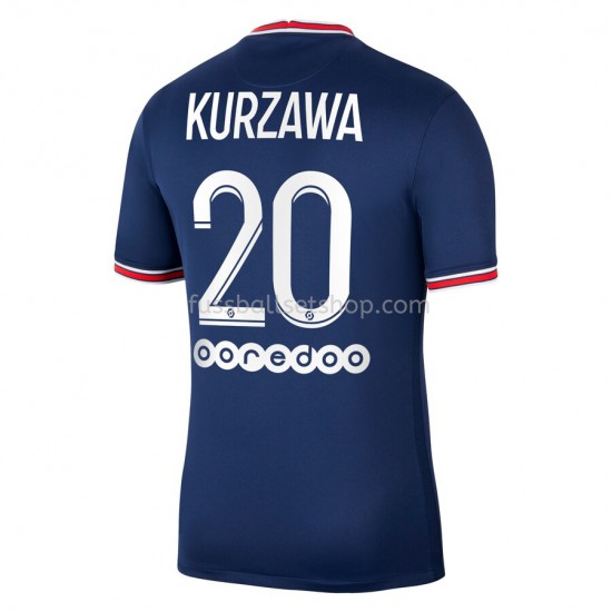 Günstige Fußball Trikotsatz Paris Saint-Germain PSG Layvin Kurzawa 20 Heimtrikot 2021-2022 Kurzarm