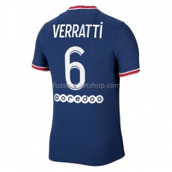 Günstige Fußball Trikotsatz Paris Saint-Germain PSG Marco Verratti 6 Heimtrikot 2021-2022 Kurzarm