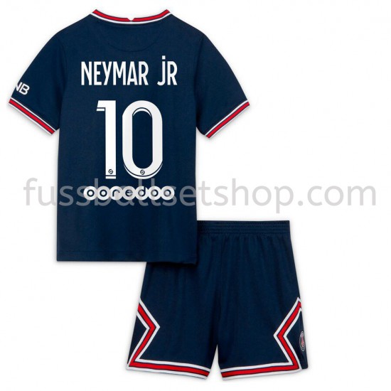 Günstige Fußball Trikotsatz Paris Saint-Germain PSG Neymar Jr 10 Kinder Heimtrikot 2021-2022 Kurzarm
