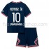 Günstige Fußball Trikotsatz Paris Saint-Germain PSG Neymar Jr 10 Kinder Heimtrikot 2021-2022 Kurzarm