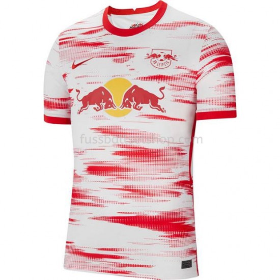 Günstige Fußball Trikotsatz RB Leipzig Heimtrikot 2021-2022 Kurzarm