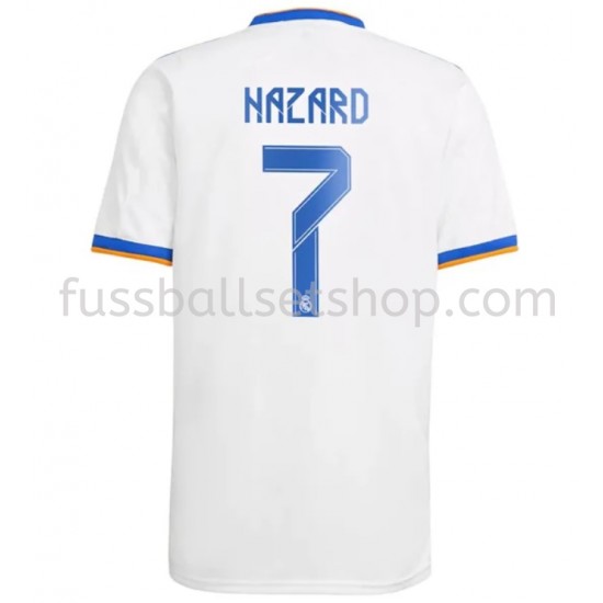 Günstige Fußball Trikotsatz Real Madrid Eden Hazard 7 Heimtrikot 2021-2022 Kurzarm