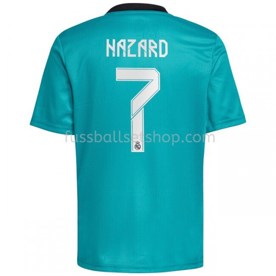 Günstige Fußball Trikotsatz Real Madrid Eden Hazard 7 Ausweichtrikot 2021-2022 Kurzarm