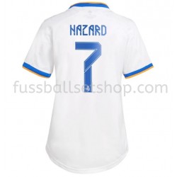 Günstige Fußball Trikotsatz Real Madrid Eden Hazard 7 Frauen Heimtrikot 2021-2022 Kurzarm