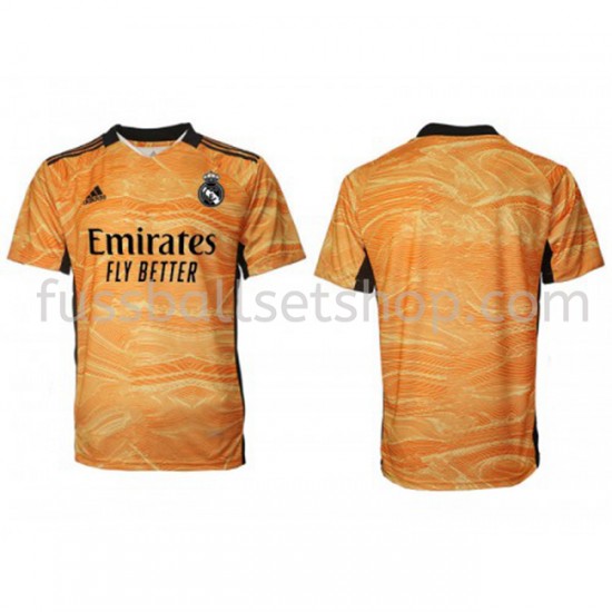 Günstige Fußball Trikotsatz Real Madrid Torwart Auswärtstrikot 2021-2022 Kurzarm