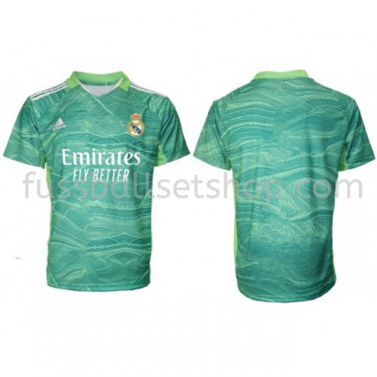 Günstige Fußball Trikotsatz Real Madrid Torwart Ausweichtrikot 2021-2022 Kurzarm