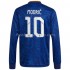 Günstige Fußball Trikotsatz Real Madrid Luka Modrić 10 Auswärtstrikot 2021-2022 Langarm