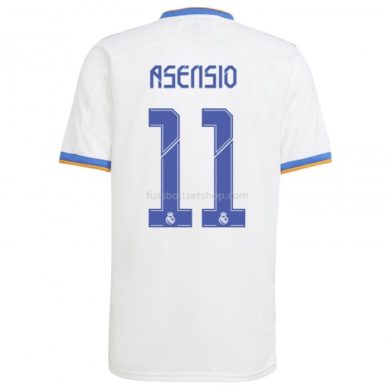 Günstige Fußball Trikotsatz Real Madrid Marco Asensio 11 Heimtrikot 2021-2022 Kurzarm