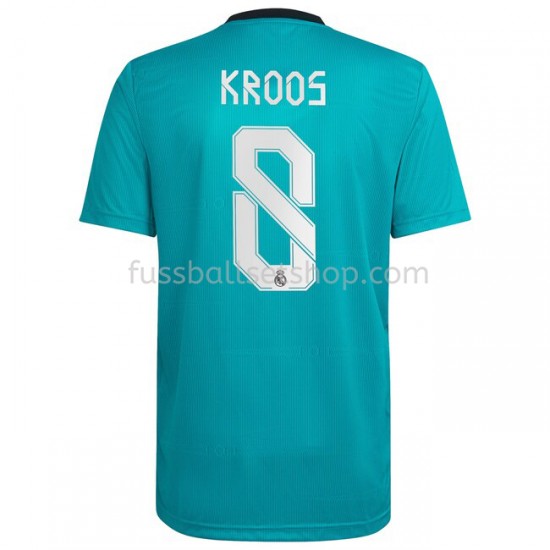 Günstige Fußball Trikotsatz Real Madrid Toni Kroos 8 Ausweichtrikot 2021-2022 Kurzarm