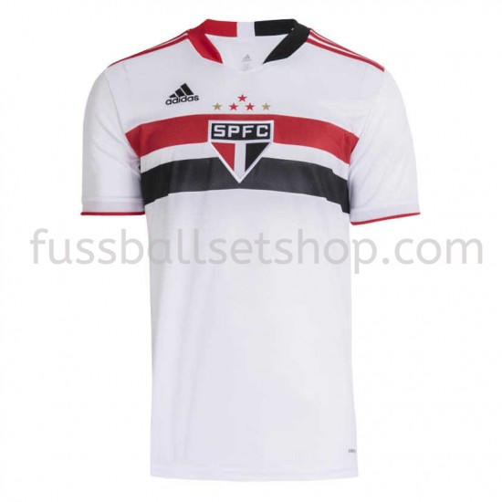 Günstige Fußball Trikotsatz Sao Paulo FC Heimtrikot 2021-2022 Kurzarm
