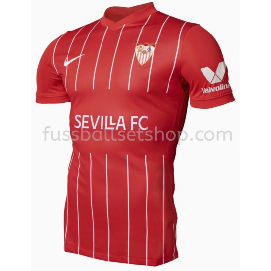 Günstige Fußball Trikotsatz FC Sevilla Auswärtstrikot 2021-2022 Kurzarm