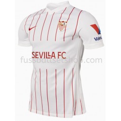 Günstige Fußball Trikotsatz FC Sevilla Heimtrikot 2021-2022 Kurzarm