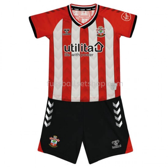 Günstige Fußball Trikotsatz Southampton Kinder Heimtrikot 2021-2022 Kurzarm