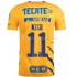 Günstige Fußball Trikotsatz Tigres UANL Nico Lopez 11 Heimtrikot 2021-2022 Kurzarm