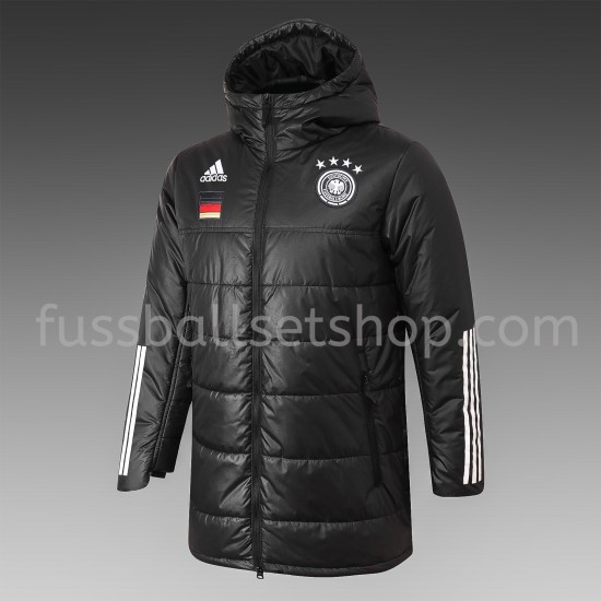 Deutschland Fußball Daunenjacke Schwarz - Herren