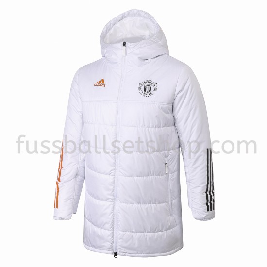 Manchester United Fußball Daunenjacke Weiß - Herren