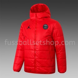 Paris Saint-Germain Fußball Daunenjacke Rot - Herren