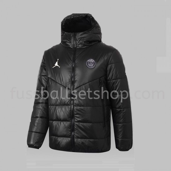 Paris Saint-Germain Fußball Daunenjacke Schwarz - Herren