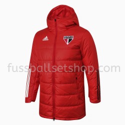 Sao Paulo Fußball Daunenjacke Rot - Herren
