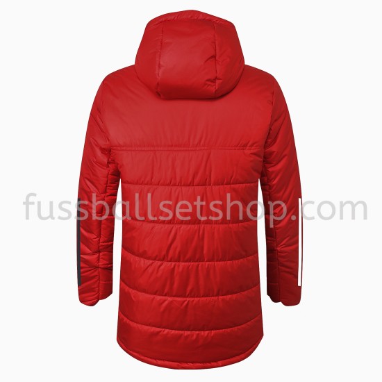 Sao Paulo Fußball Daunenjacke Rot - Herren