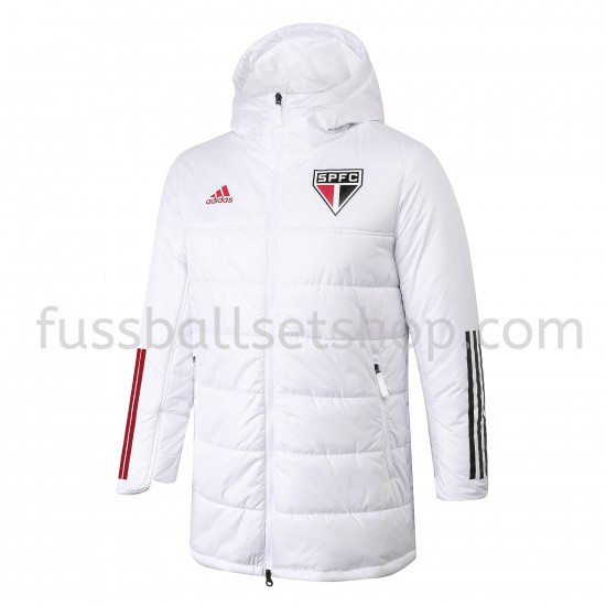 Sao Paulo Fußball Daunenjacke Weiß - Herren