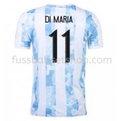 Günstige Fußball Trikotsatz Argentinien Di Maria 11 Heimtrikot 2021 Kurzarm