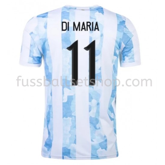 Günstige Fußball Trikotsatz Argentinien Di Maria 11 Heimtrikot 2021 Kurzarm