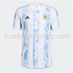 Günstige Fußball Trikotsatz Argentinien Heimtrikot 2021 Kurzarm