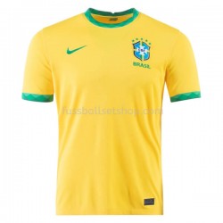 Günstige Fußball Trikotsatz Brasilien Heimtrikot 2020-2021 Kurzarm