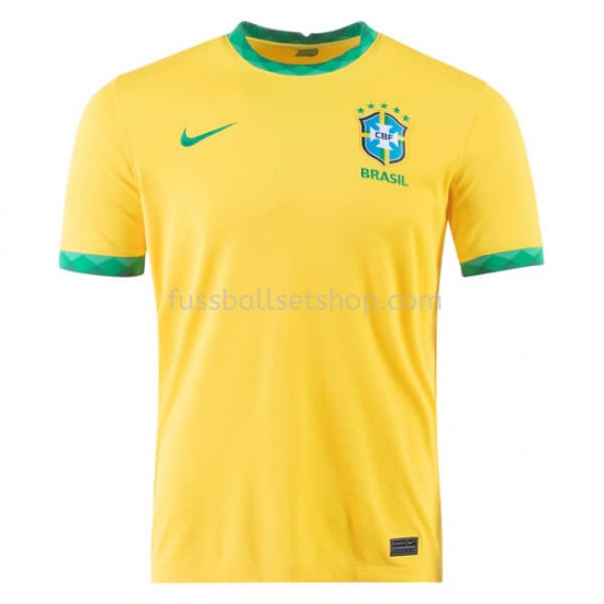 Günstige Fußball Trikotsatz Brasilien Heimtrikot 2020-2021 Kurzarm
