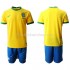 Günstige Fußball Trikotsatz Brasilien Kinder Heimtrikot 2020-2021 Kurzarm