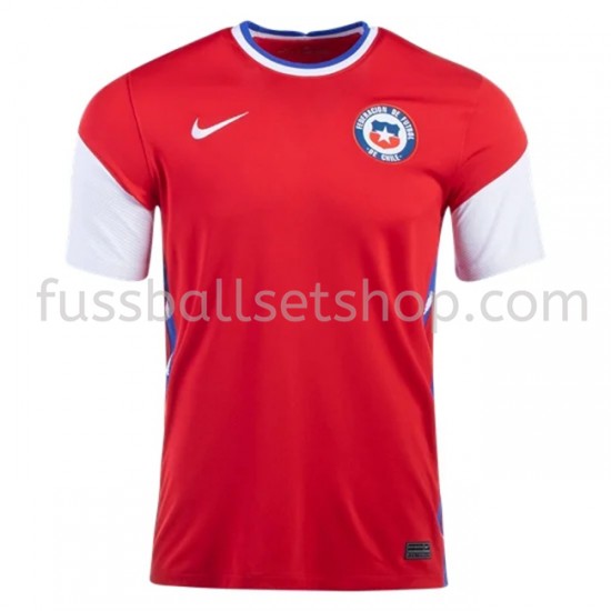 Günstige Fußball Trikotsatz Chile Heimtrikot 2020-2021 Kurzarm