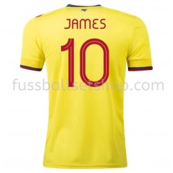 Günstige Fußball Trikotsatz Kolumbien James 10 Heimtrikot 2020-2021 Kurzarm