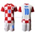 Günstige Fußball Trikotsatz Kroatien Luka Modrić 10 Kinder Heimtrikot EM 2020 Kurzarm
