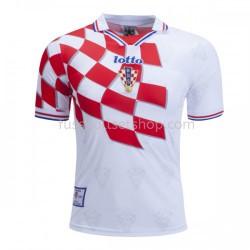 Günstige Fußball Trikotsatz Kroatien Retro Heimtrikot 1998 Kurzarm