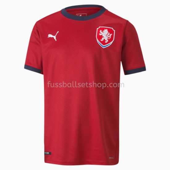 Günstige Fußball Trikotsatz Tschechien Heimtrikot EM 2020 Kurzarm