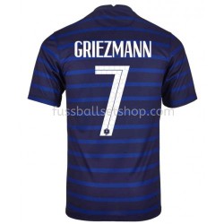 Günstige Fußball Trikotsatz Frankreich Antoine Griezmann 7 Heimtrikot EM 2020 Kurzarm
