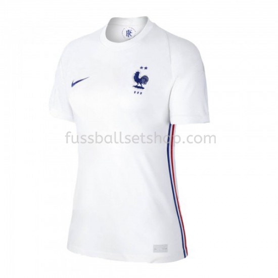 Günstige Fußball Trikotsatz Frankreich Frauen Auswärtstrikot EM 2020 Kurzarm