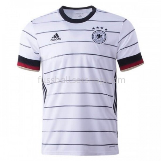 Günstige Fußball Trikotsatz Deutschland Heimtrikot EM 2020 Kurzarm