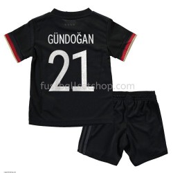 Günstige Fußball Trikotsatz Deutschland Ilkay Gündogan 21 Kinder Auswärtstrikot EM 2020 Kurzarm