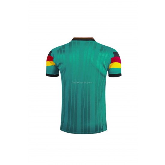 Günstige Fußball Trikotsatz Deutschland Retro Auswärtstrikot 1992 Kurzarm