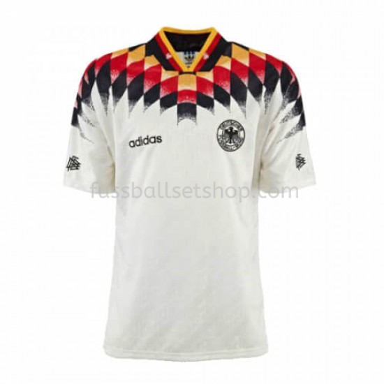 Günstige Fußball Trikotsatz Deutschland Retro Heimtrikot 1994 Kurzarm