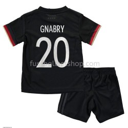 Günstige Fußball Trikotsatz Deutschland Serge Gnabry 20 Kinder Auswärtstrikot EM 2020 Kurzarm