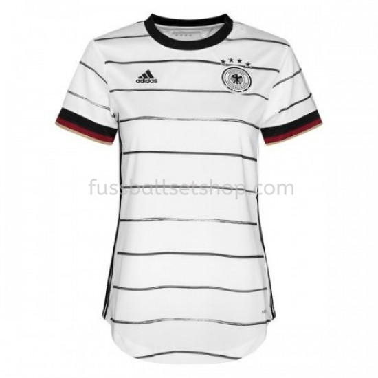 Günstige Fußball Trikotsatz Deutschland Frauen Heimtrikot EM 2020 Kurzarm
